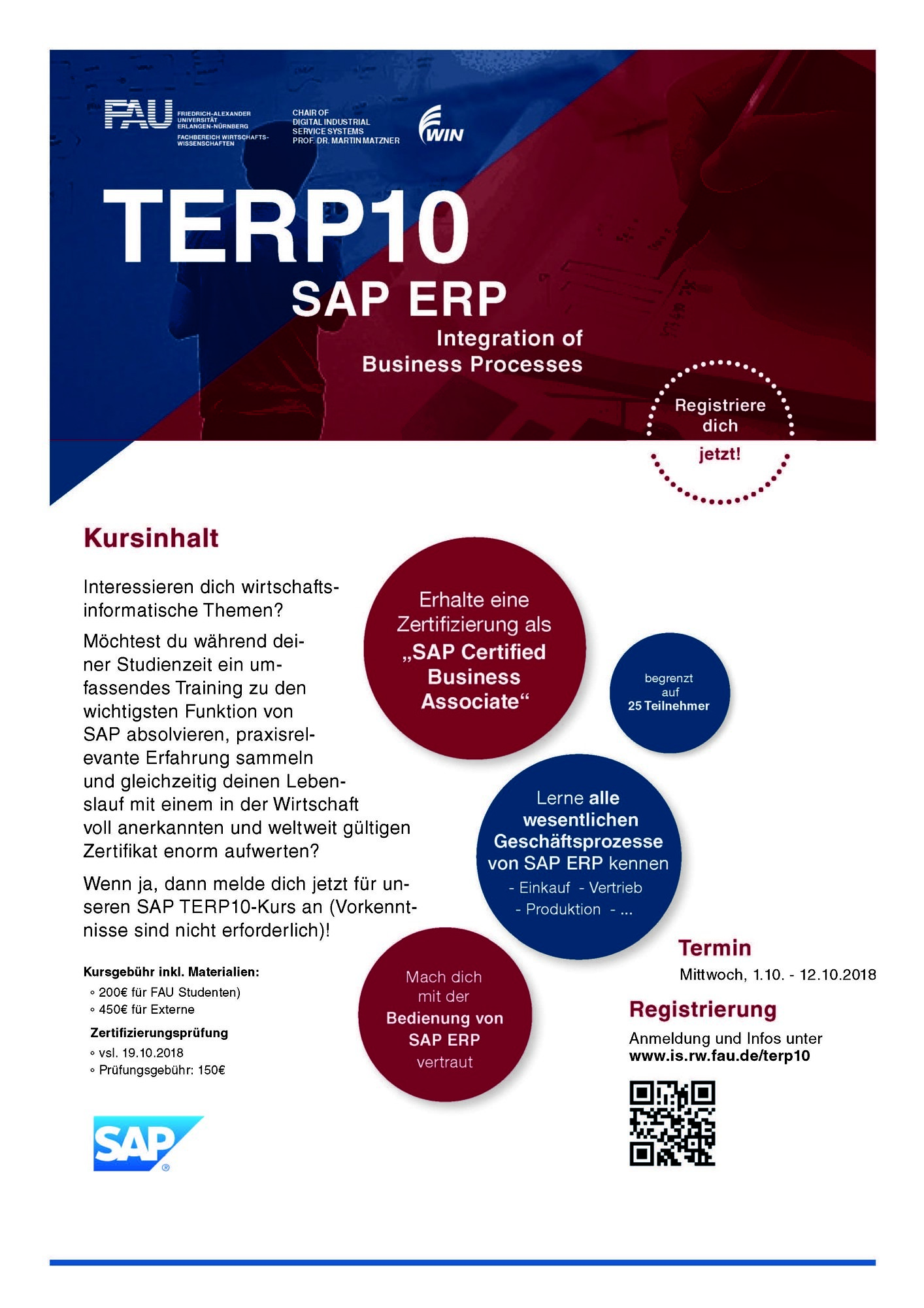 Towards entry "Next run of SAP TERP10 course in October: Registration now open! (Fully booked)"