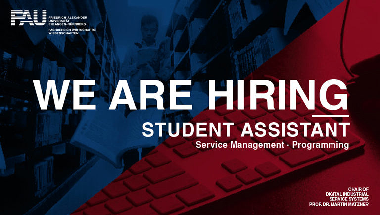 The chair is hiring: Student Assistants