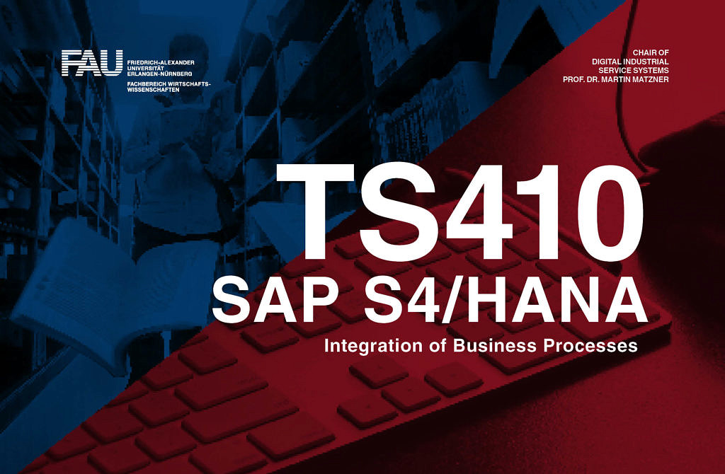 TS410 – Integrated Business Process in SAP S/4HANA