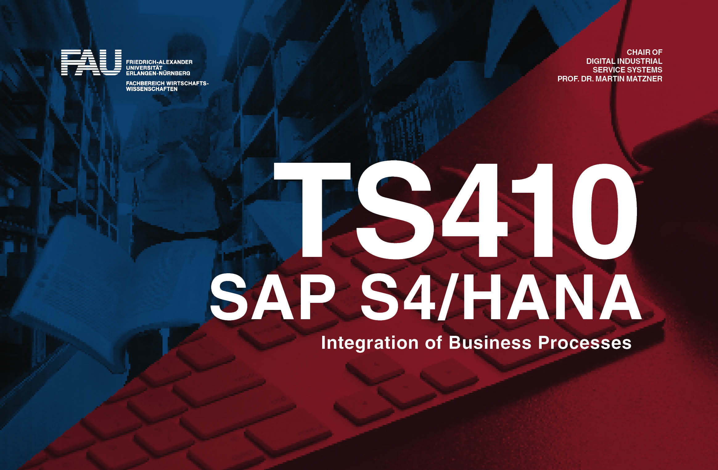 Towards entry "TS410 – Integrated Business Process in SAP S/4HANA (WS): Regristration open now!"