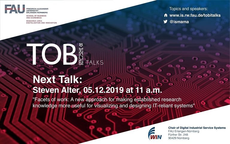 The fifth session of TOBI Talks will be on 5th of December, Thursday. This time the speech will start at 11:00 am!