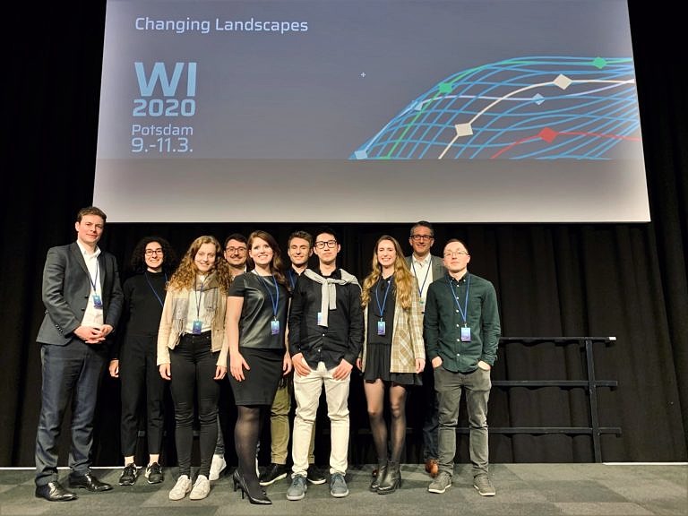 Our chair at the WI2020 in Potsdam