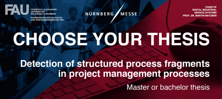 Apply for Bachelor/Master thesis with Dr. Johannes Christian Tenschert: Detection of structured process fragments in project management processes