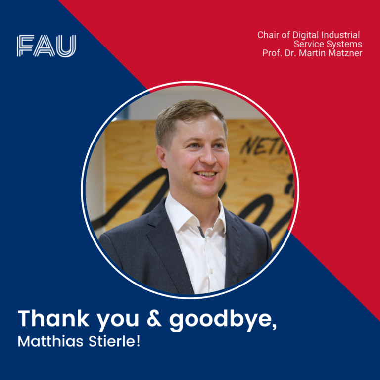 Thank you & goodbye, Matthias Stierle!
